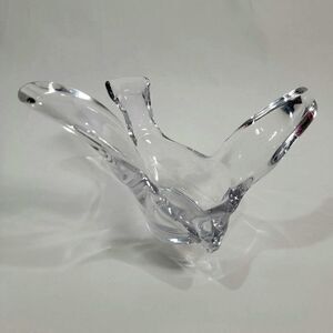 Princess House Crystal Flying Dove Bird Dish